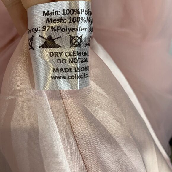 Modcloth x Collectif Isla Pink Tulle Black Velvet Midi Swing Dress XS/US 4/UK 8 - Picture 8 of 8